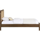 Color_Brown  Size_Twin  -- Windsor Brown Solid Wood Twin Bed IMAGE 4