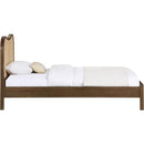 Meridian Windsor Brown Solid Wood Twin Bed IMAGE 4