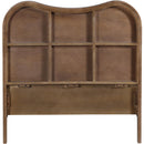  Meridian Windsor Brown Solid Wood Twin Bed IMAGE 5