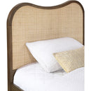  Color_Brown  Size_Twin  -- Windsor Brown Solid Wood Twin Bed IMAGE 7