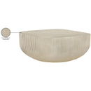  Meridian Sonara Beige Concrete Indoor/Outdoor Coffee Table IMAGE 8