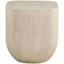  Meridian Sonara Beige Concrete Indoor/Outdoor End Table IMAGE 3