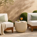  Meridian Sonara Beige Concrete Indoor/Outdoor End Table IMAGE 9