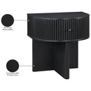  Color_Black -- Meridian Cortland 1 Drawer Nightstand IMAGE 11