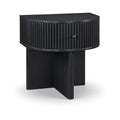  Color_Black -- Meridian Cortland 1 Drawer Nightstand IMAGE 1