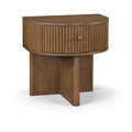  Color_Brown -- Cortland Brown Acacia Veneer And Solid Wood Night Stand IMAGE 1