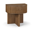  Color_Brown -- Cortland Brown Acacia Veneer And Solid Wood Night Stand IMAGE 1