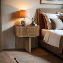  Color_Brown -- Cortland Brown Acacia Veneer And Solid Wood Night Stand IMAGE 2