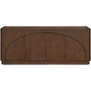  Meridian Everson Brown Oak Veneer And Solid Wood Sideboard/Buffet IMAGE 3