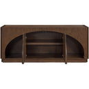  Meridian Everson Brown Oak Veneer And Solid Wood Sideboard/Buffet IMAGE 6
