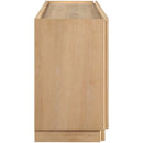  Meridian Everson Natural Oak Veneer And Solid Wood Sideboard/Buffet IMAGE 4