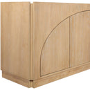  Meridian Everson Natural Oak Veneer And Solid Wood Sideboard/Buffet IMAGE 6