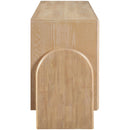  Meridian Elanor Natural Oak Veneer And Solid Wood Sideboard/Buffet IMAGE 4