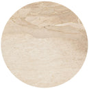  Color_Beige -- Meridian Round Liona Dining Table with Marble Top and Pedestal Base IMAGE 3