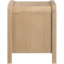  Color_Natural -- Harmony Natural Oak Veneer And Solid Wood Night Stand IMAGE 4