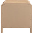  Meridian Harmony Natural Oak Veneer And Solid Wood Night Stand IMAGE 5
