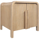  Color_Natural -- Harmony Natural Oak Veneer And Solid Wood Night Stand IMAGE 7