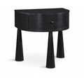 Color_Black -- Meridian Oasis 1 Drawer Nightstand IMAGE 1