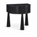  Color_Black -- Meridian Oasis 1 Drawer Nightstand IMAGE 1