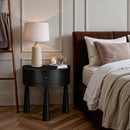  Color_Black -- Meridian Oasis 1 Drawer Nightstand IMAGE 2