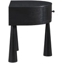  Color_Black -- Meridian Oasis 1 Drawer Nightstand IMAGE 3