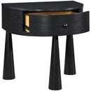  Color_Black -- Meridian Oasis 1 Drawer Nightstand IMAGE 6