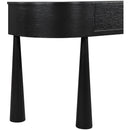  Meridian Oasis Black Acacia Veneer And Solid Wood Console Table IMAGE 5
