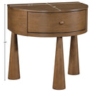  Color_Brown -- Oasis Brown Acacia Veneer And Solid Wood Night Stand IMAGE 11