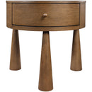  Color_Brown -- Oasis Brown Acacia Veneer And Solid Wood Night Stand IMAGE 5