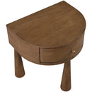  Color_Brown -- Oasis Brown Acacia Veneer And Solid Wood Night Stand IMAGE 8