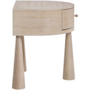  Meridian Oasis Natural Acacia Veneer And Solid Wood Night Stand IMAGE 3