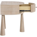  Color_Natural -- Oasis Natural Acacia Veneer And Solid Wood Night Stand IMAGE 7