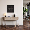  Meridian Oasis Natural Acacia Veneer And Solid Wood Console Table IMAGE 2