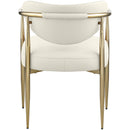  Meridian Virella Cream Vegan Leather Upholstered Dining Chair IMAGE 5