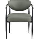  Meridian Virella Olive Vegan Leather Upholstered Dining Chair IMAGE 2