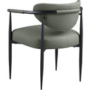  Meridian Virella Olive Vegan Leather Upholstered Dining Chair IMAGE 5