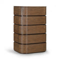  Color_Brown -- Meridian Annalise 5 Drawer Chest IMAGE 1