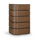  Color_Brown -- Meridian Annalise 5 Drawer Chest IMAGE 1
