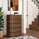  Color_Brown -- Meridian Annalise 5 Drawer Chest IMAGE 2