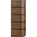  Color_Brown -- Meridian Annalise 5 Drawer Chest IMAGE 3