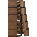  Color_Brown -- Meridian Annalise 5 Drawer Chest IMAGE 7