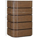 Color_Brown -- Meridian Annalise 5 Drawer Chest IMAGE 9