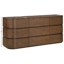  Color_Brown -- Meridian Annalise 9 Drawer Dresser IMAGE 11
