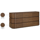 Color_Brown -- Meridian Annalise 9 Drawer Dresser IMAGE 12