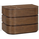  Color_Brown -- Meridian Annalise 3 Drawer Nightstand IMAGE 11