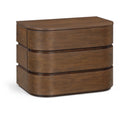  Color_Brown -- Meridian Annalise 3 Drawer Nightstand IMAGE 1