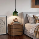  Color_Brown -- Meridian Annalise 3 Drawer Nightstand IMAGE 2