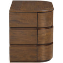  Color_Brown -- Meridian Annalise 3 Drawer Nightstand IMAGE 3