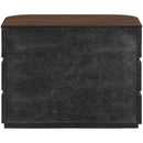  Color_Brown -- Meridian Annalise 3 Drawer Nightstand IMAGE 4