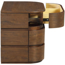  Color_Brown -- Meridian Annalise 3 Drawer Nightstand IMAGE 7